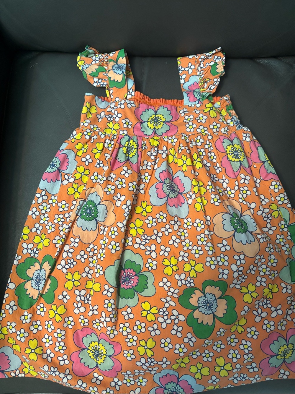 Stella McCartney Kids Orange Floral Print Bottoms